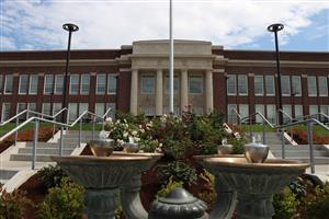 Front of New Benson high school